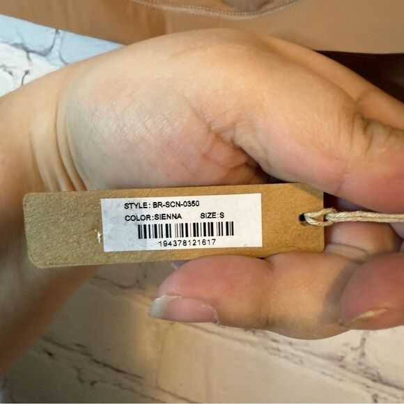 SKIMS Sheer Jelly Scoop Neck Bralette Sienna size Small - Picture 4 of 4